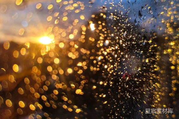 高清摄影 窗户上有雨滴