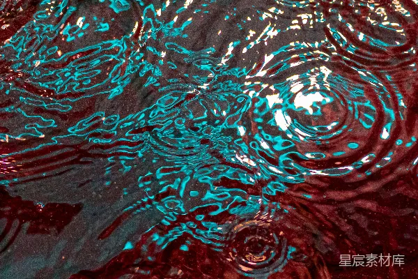 高清摄影 红白抽象绘画
