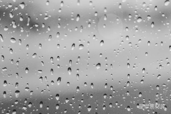 高清摄影 玻璃窗上的雨滴背景模糊
