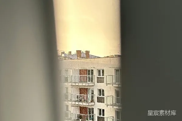 高清摄影 带有塔楼的建筑