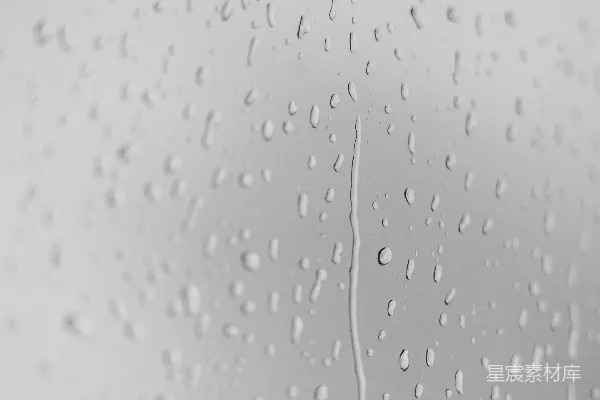 高清摄影 窗玻璃上的雨滴