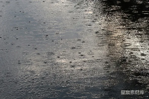 高清摄影 带有涟漪的湿表面