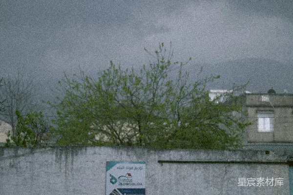 高清摄影 停车场紧挨着一栋建筑的汽车