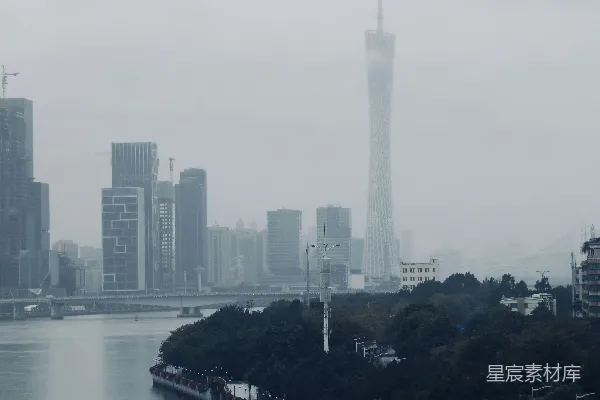 高清摄影 背景中有城市的水域