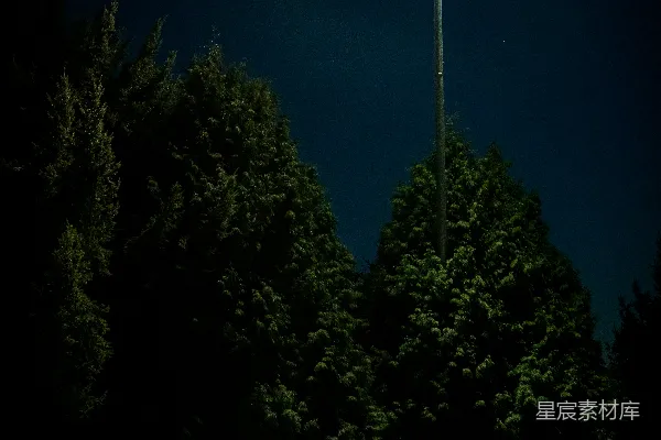 高清摄影 夜间男子在踢足球