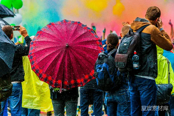 高清摄影 人们聚集在节日里