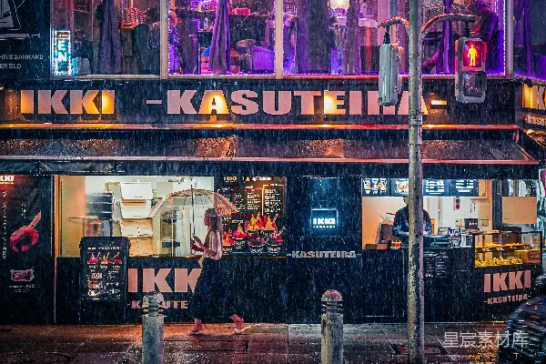 高清摄影 一个挂着招牌的店面