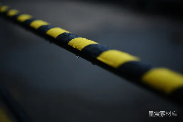 高清摄影 一张黄黑线条的特写镜头