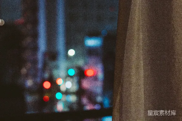 高清摄影 城市夜景的镜头虚化摄影