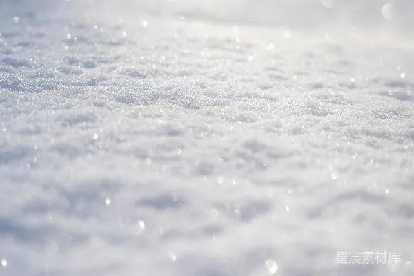 高清摄影 一幅覆盖着白雪的地面特写