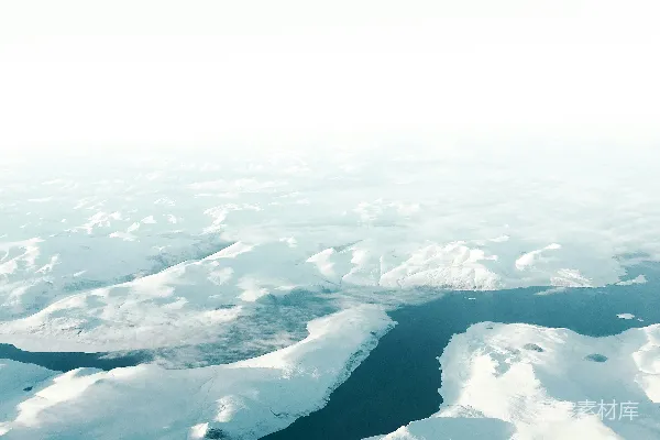 高清摄影 冰山的 aerial 拍摄