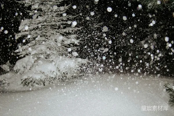 高清摄影 雪景延时照片