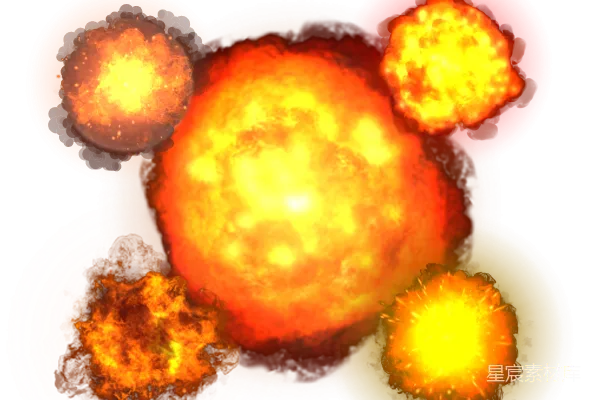 元素素材 爆炸
