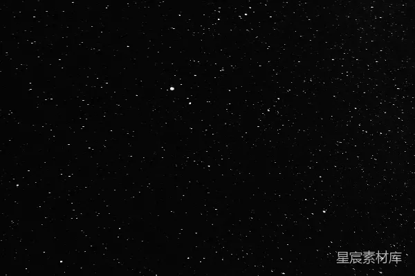 高清摄影 夜空中的黑白色星星