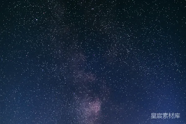 高清摄影 夜空中闪烁的蓝天