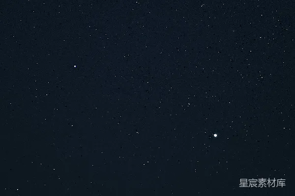 高清摄影 黑白星空夜