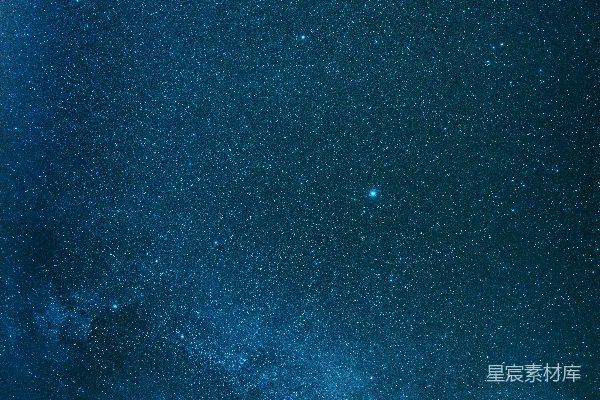 高清摄影 满天星斗与银河之夜