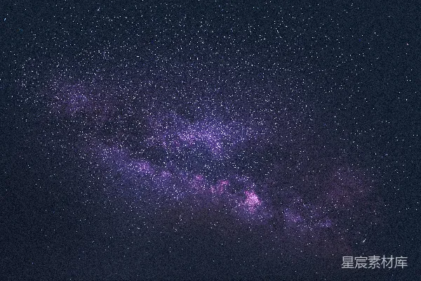 高清摄影 紫色和黑色的天空中有星星