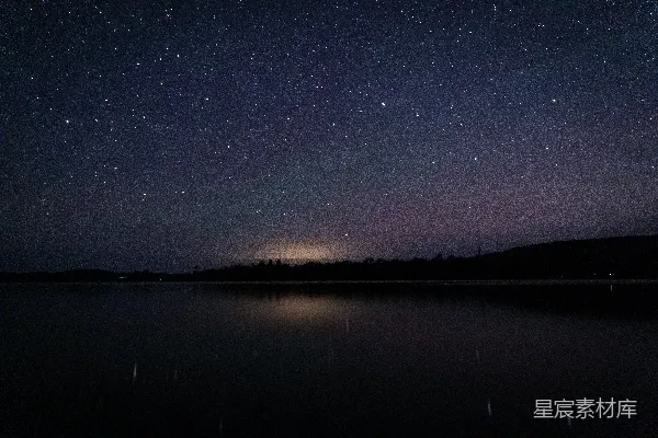 高清摄影 星夜下的水面
