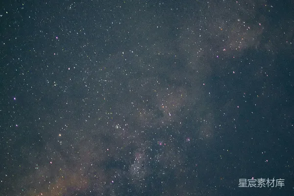 高清摄影 夜空被繁星点缀。