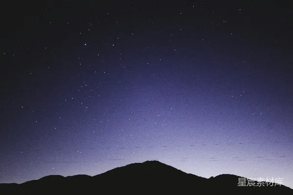 高清摄影 夜间山区风景照片