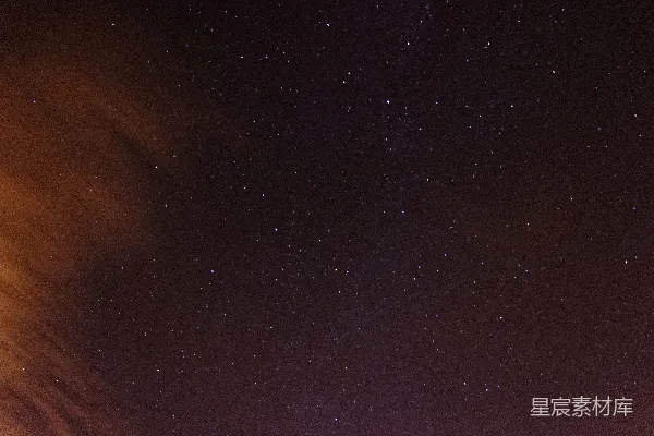 高清摄影 黑白星空夜