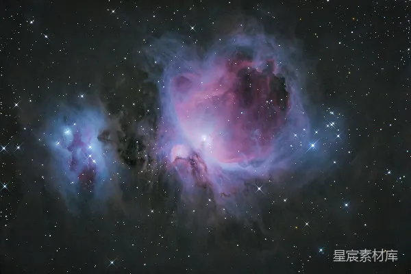 高清摄影 天空中的一片恒星形成区域