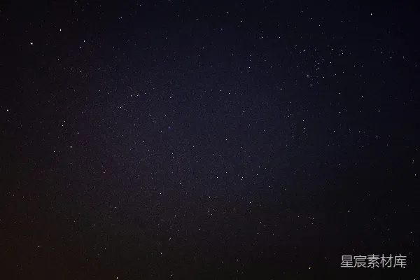高清摄影 满天星斗的一夜星空