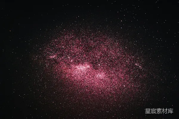 高清摄影 紫色和黑色的星空