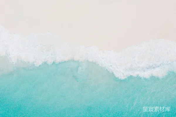 高清摄影 白绿相间的海浪
