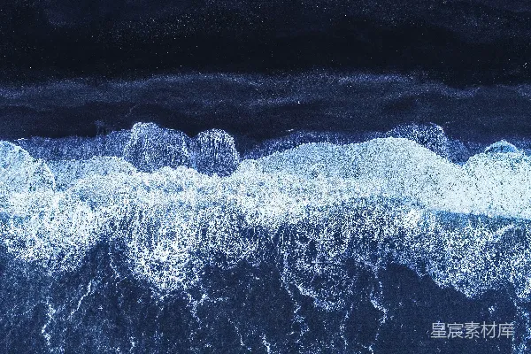 高清摄影 海边的空中俯视景观