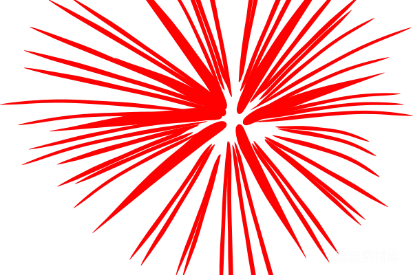 元素素材 烟花