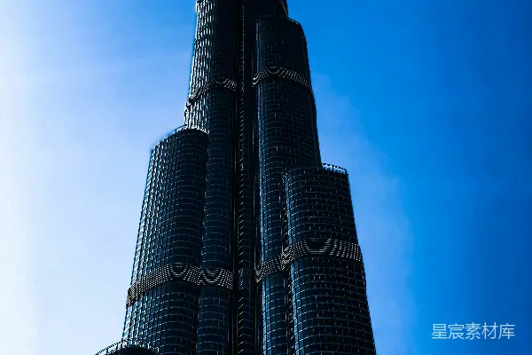 高清摄影 黑灰色的高层建筑