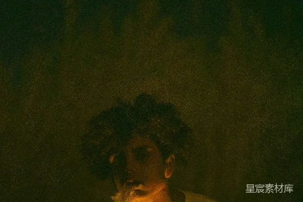 高清摄影 戴假发的人