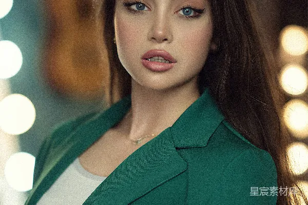 高清摄影 一头长发的女人