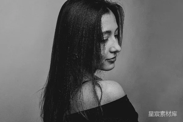 高清摄影 黑色无袖上衣