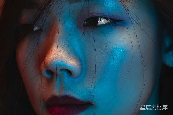 高清摄影 蓝眼金发的女人