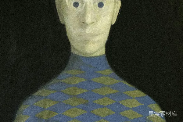 高清摄影 戴眼镜的男人穿着钻石图案的毛衣