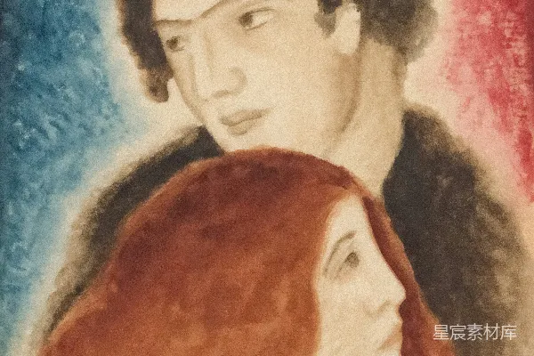 高清摄影 一幅画中的两个人物 face