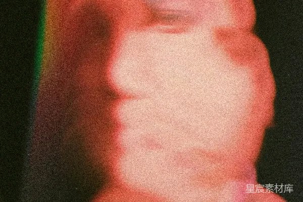 高清摄影 女人的脸部在黑色背景上