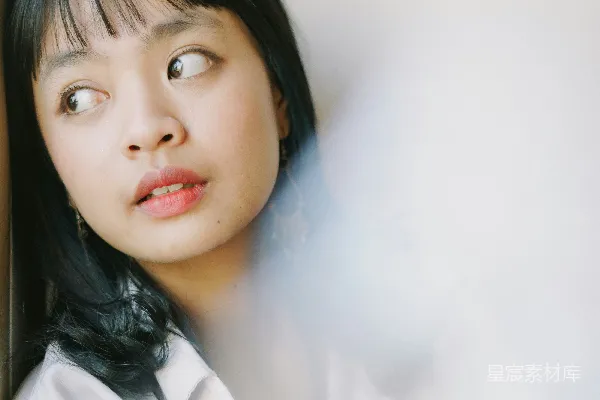 高清摄影 白衬衫女人