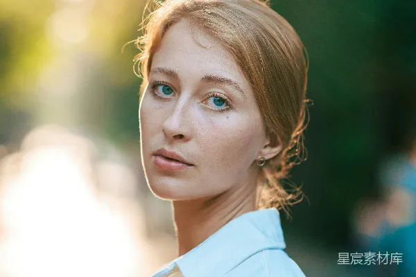 高清摄影 一个 blonde头发的女子