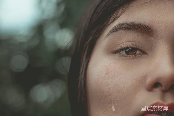 高清摄影 女人面部的特写摄影