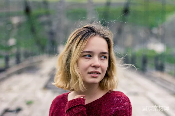 高清摄影 带有光圈效果的女性