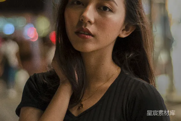 高清摄影 黑色抹胸女上衣