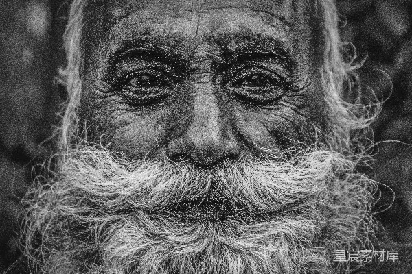 高清摄影 男人的灰度照片