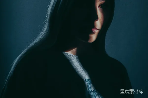 高清摄影 黑色长袖女式衬衫