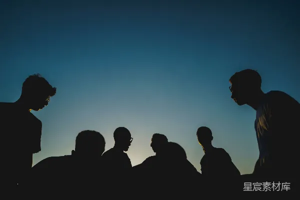 高清摄影 人们的轮廓照片
