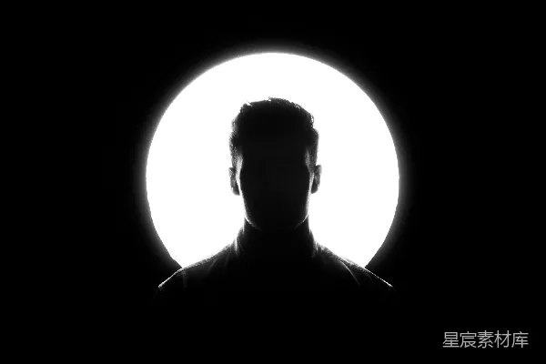 高清摄影 男人的轮廓