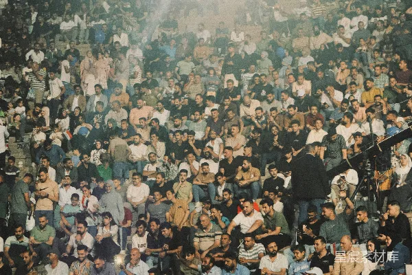 高清摄影 音乐会现场的众人 crowd